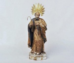 ARTE SACRA - SÃO JOSÉ, Maravilhosa e linda imagem sacra portuguesa executada no Séc. XVIII em madeir