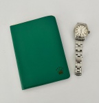 Relógio Rolex Cyster Perpetual Date - Com manual, certificado de garantia da época da compra e compr