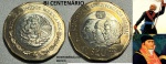 MÉXICO - MOEDA BIMETÁLICA COMEMORATIVA BICENTENARIO DA INDEPENDÊNCIA DO MEXICO 1821 A 2021