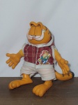 Boneco do Personagem: " Garfield" em Vinil. e  enchimentos de pano. Roupas em Tecido. Tamanho: 26cm
