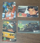 Cartões Telefônicos em homenagem ao piloto: " Airton Senna"