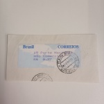 Brasil, Autômatos, pomba branca, selo usado de $0,27. RHM SE 12 - 1,500 Ufs