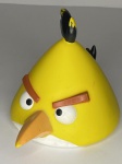Boneco - Angry Birds Amarelo - CHUCK - GROW. 11cm. Item usado, possui detahes (ver fotos).