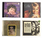 ESPANHA - Lote contendo 4 raros CDs de cantoras espanholas, importados e ou não, entre elas SARA MONTIEL, JESUS VASQUEZ, etc. Acompanha sua capa. Mede 14 x 12cm.