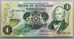 Cédula da Escócia de 1 pound de 1983 - FE
