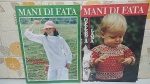 LOTE COM 2 REVISTAS MANI DI FATA ITALIANAS DE MODA / MAIO 77 COM  MOLDES -  ÓTIMO ESTADO / MAIO 1978