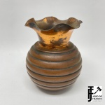 COBRE - Vaso floreira em cobre, made in ISRAEL. Alt. 9 cm.