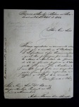 Brasil II Império, documento / circular assinado pelo então Presidente da Província do PIAUHY, Sr. A