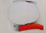 Fukuda, Abstrato, gravura, tiragem 76/199, 2004, 70x100cm, sem moldura. Observação: No estado, com quebra de papel e necessita de limpeza