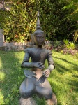 Tailândia - Início do séc. XX - Thai Teppanom - "Mãos do Mundo". Escultura de bronze, repres