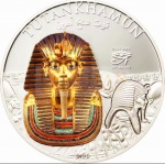 ILHAS COOK $1 TUTANKHAMUN EGITO PRATA 925