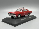 COLECIONISMO - Dodge Dart Corpo de Bombeiros Miniatura carro de coleção em metal, carrinho em metal e plastico injetado. Escala 1:43.