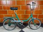 COLECIONISMO - Antiga Bicicleta Monark Monareta. Toda original, nunca restaurada. Na cor verde. Anos 70/80.