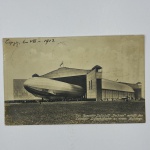 CP dirigível Zeppelin saindo do Hangar de Leipzig 6.8.1913 dirigível Zeppelin(Saxônia)