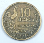 FRANÇA 1953. 10 FRANCOS.