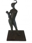 Carybé -  Maternidade - Escultura em bronze - 48x25 cm - Peça Assinada