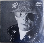 LP "LOU REED LIVE". Fantástico álbum ao vivo originalmente lançado em 1975. CAPA COM SELO &#