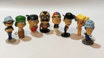 Turma do Chaves -  personagens de vinil antigos com aproximadamente 7 cm. cada.