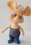 Boneco Topo Gigio Anos 80. Medindo aproximadamente 15 cm.