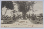 Cartão Postal Nova Friburgo, Rio de Janeiro. Jardim da Praça Paysandu, n. 179. Ed. A Ribeiro. Circul