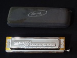 Gaita Hering - professional chromatic 48 harmonica; no estojo original