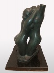Ceschiatti, esc. em bronze, "O Abraço". Alt. 34cm. Ass. c/ selo da manufatura ZANI do RJ. Dé