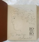 Livro Botero Sculpture com dedicatória