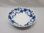 Centro de mesa, fruteira bowl em porcelana Steatita floral. Medindo 25cm x 6,5cm de altura.