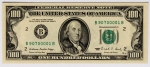 Numismática, USA 100 DOLLARS 1988