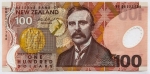 NOVA ZELÂNDIA. Uma Cédula P-189 de $100 One Hundred Dollars 2003 Polímero Bank of New Zeland Flor de