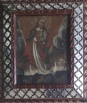 Pintura Cusquenha - Óleo sobre tela,  meados do século XIX, representando "Nossa Senhora da Conc