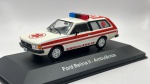 Miniatura Ford Belina II Ambulancia, Coleção Veiculos de Serviços, escala1:43. Item no estado confor