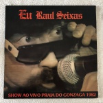 Disco Vinil: Raul Seixas - Eu Raul Seixas - Ao vivo na praia do Gonzaga - Capa dupla - 1991 - Estado