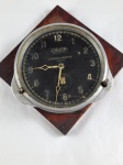 Vintage Raro DashBoard Relógio Cronógrafo da Jaeger Preto à corda. Instrumento de Aviação Militar, V