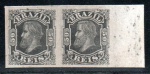 Reimpressão - Dom Pedro II - Cabeça Pequena - 50 Réis - nº RE-55 . Tipo de 1850, reimpresso em papel