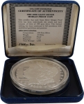 Medalha dos Estados Unidos - 2000 - Prata (.999) - 250 g - 86 mm - Giant Silver Morgan PROOF Coin -