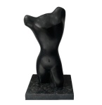 BRUNO GIORGI, Torso - escultura em bronze patinado - 24 cm Altura (Base em granito 2x12x14 cm)