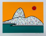 CARLOS FURTADO, Rio de Janeiro  - Pão de Açucar - serigrafia 12/50 - 30x38 cm - acid 