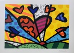 ROMERO BRITO, A New Day II -  serigrafia 167/300 - 50x70 cm - acid