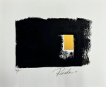 ROSOLEN, Preto e dourado - serigrafia 49/80 - 25x30 cm - acid 2023