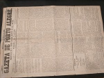 Brasil, jornal Gazeta de Porto Alegre de 31 de Março de 1880, com destaques: muitas publicidades com