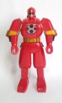 Conservado e lindo boneco - NINJAKON - Power Ranger Ninja Vermelho - Bandai - Ano: 2002 - Boneco articulado - Plástico rígido - Possui dispositivo de transformação da cabeça - Conforme fotos - Medida: 26, 5 x 16 x 6 cm.