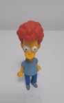 OS SIMPSONS - Linda e conservada boneca de coleção - ROD FLANDERS -  Marca: LONG  JUMP - PVC - Medida: 8 cm de altura.