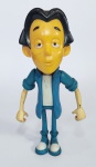 Boneco de coleção - NICK DEAN - ( Jimmy Neutron ) - Plástico rígido - Braços e cabeça articulados - Personagem de série de TV - As Aventuras de Jimmy Neutron -  Medida: 16 cm de altura.