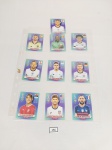 lote com 10 Figurinhas copa Qatar 2022 diversas seleçoes Espanha, Inglaterra, Estados Unidos ,Alemanha, Argentina, França, servia, Senegal