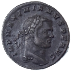 Império Romano. Maximianus. Primeiro reinado, 286-305 d.C.  Follis (27mm, 12,20g). Aquileia, 2ª off