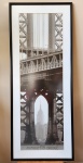 Lindo quadro em preto e branco retratando alguns monumento de Nova York. Med.1,05 x 42 cm