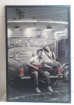 Quadro decorativo Elvis Presley, medidas:94,5x64cm,