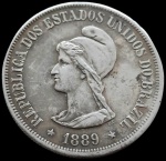 Brasil - 1889 - 500 Réis - FC - Prata 0.917, 6.37 Gr - 25 mm