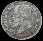 Brasil - 1889 - 500 Réis - Prata 0.917, 6.375 Gr -  25 mm